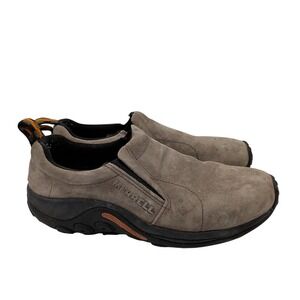 Merrell Jungle Moc Mens 8.5 Gunsmoke Suede‎ Slip On Hiking Shoes J60787